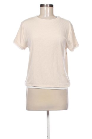 Tricou de femei Sinsay, Mărime M, Culoare Ecru, Preț 47,00 Lei, #137596676