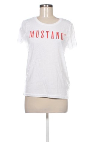 Damen T-Shirt Mustang, Größe S, Farbe Weiß, Preis 18,19 €, #137613311