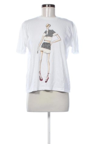 Tricou de femei Zara, Mărime S, Culoare Alb, Preț 52,49 Lei, #137613981