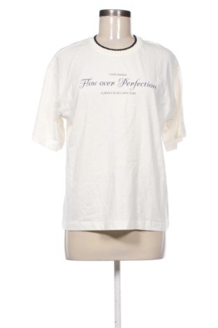 Tricou de femei Sinsay, Mărime L, Culoare Ecru, Preț 54,00 Lei, #137615997