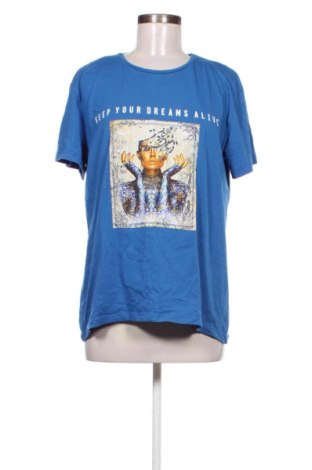 Tricou de femei Euro Fashion, Mărime L, Culoare Albastru, Preț 52,49 Lei, #137616567