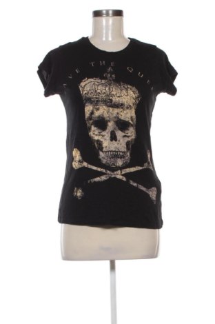 Damski T-shirt Zara, Rozmiar M, Kolor Czarny, Cena 38,10 zł, #137619536
