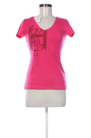 Γυναικείο t-shirt Tommy Hilfiger, Μέγεθος XS, Χρώμα Ρόζ , Τιμή 21,00 €, #137635639
