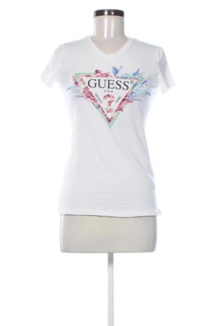 Γυναικείο t-shirt Guess, Μέγεθος M, Χρώμα Λευκό, Τιμή 26,00 €, #137638215