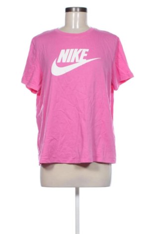 Дамска тениска Nike, Размер L, Цвят Розов, Цена 23,82 €, #137638790