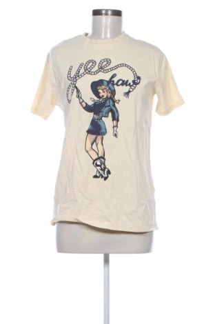Γυναικείο t-shirt Cropp, Μέγεθος S, Χρώμα Εκρού, Τιμή 7,87 €, #137639600