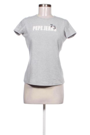 Γυναικείο t-shirt Pepe Jeans, Μέγεθος L, Χρώμα Γκρί, Τιμή 18,00 €, #137639970