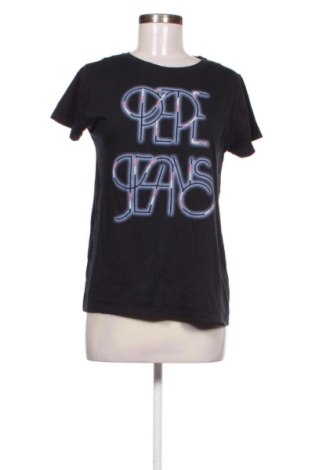 Γυναικείο t-shirt Pepe Jeans, Μέγεθος XS, Χρώμα Μαύρο, Τιμή 17,00 €, #137641020