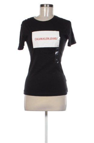 Дамска тениска Calvin Klein, Размер XS, Цвят Черен, Цена 17,89 €, #137643269