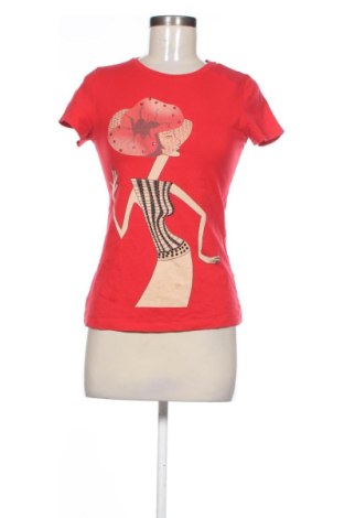 Damen T-Shirt Glo Story, Größe S, Farbe Rot, Preis € 12,57, #137646100