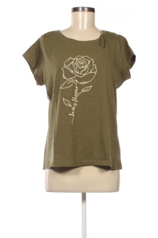 Γυναικείο t-shirt Beloved, Μέγεθος XL, Χρώμα Πράσινο, Τιμή 9,14 €, #137663889