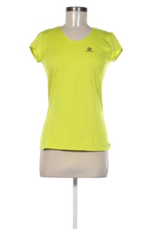 Γυναικείο t-shirt Salomon, Μέγεθος S, Χρώμα Κίτρινο, Τιμή 16,90 €, #137637298