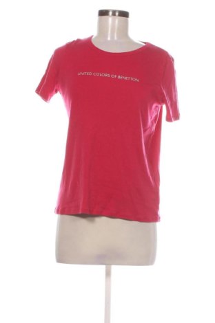 Γυναικείο t-shirt United Colors Of Benetton, Μέγεθος L, Χρώμα Ρόζ , Τιμή 11,87 €, #137638816