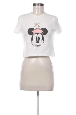 Дамска тениска Bershka, Размер M, Цвят Бял, Цена 10,00 €, #137644822
