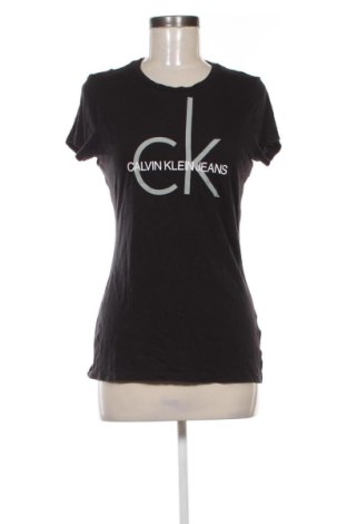 Дамска тениска Calvin Klein Jeans, Размер S, Цвят Черен, Цена 23,24 €, #137657653