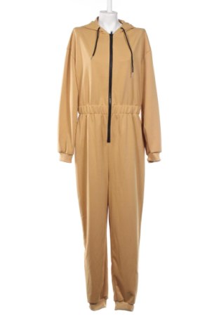 Salopetă lungă de damă SHEIN, Mărime XL, Culoare Bej, Preț 103,00 Lei, #137597080