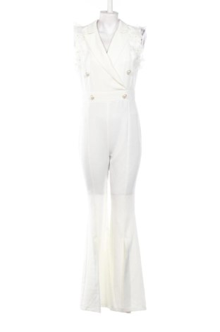 Salopetă lungă de damă Caramella Fashion, Mărime M, Culoare Alb, Preț 199,46 Lei, #137610446