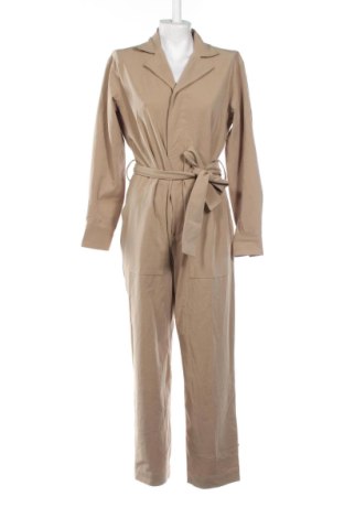 Дамски дълъг гащеризон Zara, Размер M, Цвят Бежов, Цена 27,44 €, #137616037