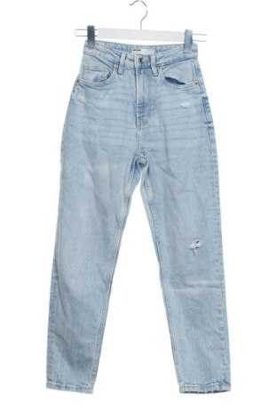 Damskie jeansy Bershka, Rozmiar XXS, Kolor Niebieski, Cena 67,74 zł, #137591803
