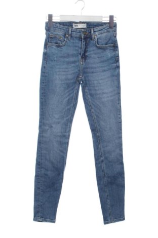 Dámské džíny  Zara, Velikost XS, Barva Modrá, Cena  340,00 Kč, #137594906