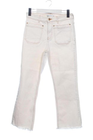 Blugi de femei Zara, Mărime M, Culoare Ecru, Preț 80,00 Lei, #137603509