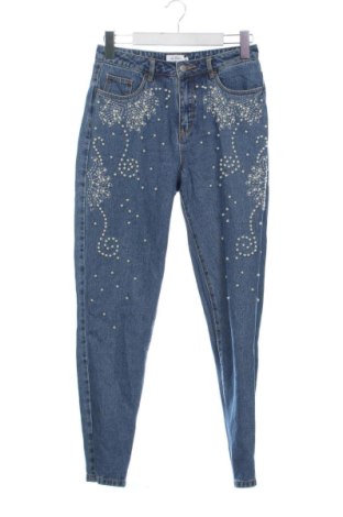 Damskie jeansy NA-KD, Rozmiar S, Kolor Niebieski, Cena 63,50 zł, #137607948
