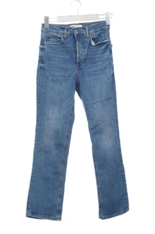 Damskie jeansy Zara, Rozmiar XS, Kolor Niebieski, Cena 50,80 zł, #137619331