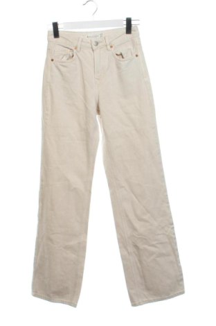Blugi de femei Stradivarius, Mărime XS, Culoare Ecru, Preț 145,29 Lei, #137621599