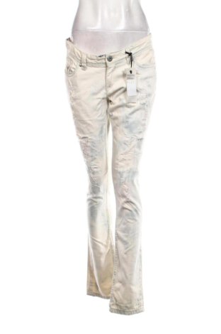 Blugi de femei Lindex, Mărime L, Culoare Ecru, Preț 120,73 Lei, #137612832