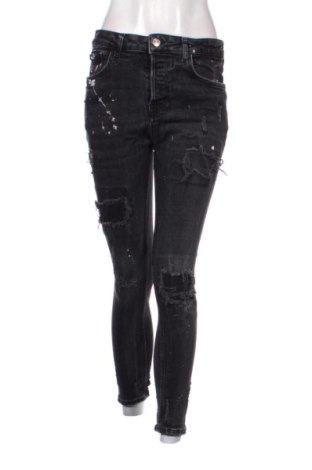 Blugi de femei Zara, Mărime M, Culoare Negru, Preț 52,49 Lei, #137614708