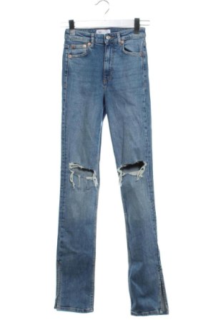 Dámske džínsy  Zara, Veľkosť XXS, Farba Modrá, Cena  17,00 €, #137621255