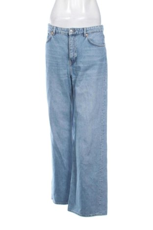 Blugi de femei Monki, Mărime L, Culoare Albastru, Preț 87,99 Lei, #137634317