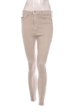 Blugi de femei Bershka, Mărime S, Culoare Bej, Preț 68,24 Lei, #137645678