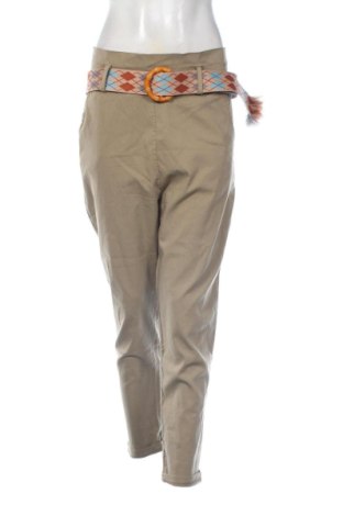 Pantaloni de velvet de femei Unbranded, Mărime M, Culoare Bej, Preț 31,49 Lei, #137615649