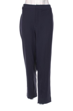 Pantaloni de velvet de femei ONLY Carmakoma, Mărime XXL, Culoare Albastru, Preț 149,74 Lei, #137657963