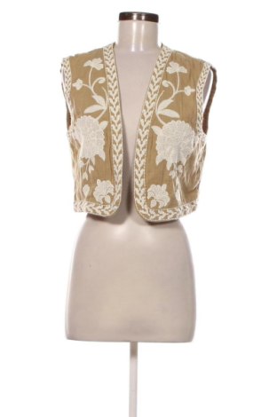 Vestă de femei Zara, Mărime M, Culoare Bej, Preț 99,31 Lei, #137595898