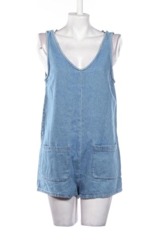 Damski krótki kombinezon Bershka, Rozmiar M, Kolor Niebieski, Cena 48,00 zł, #137610194