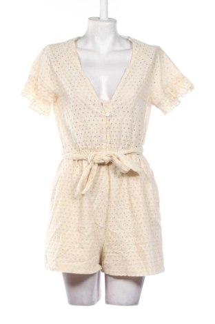 Salopetă scurtă de damă H&M, Mărime M, Culoare Bej, Preț 68,19 Lei, #137614324