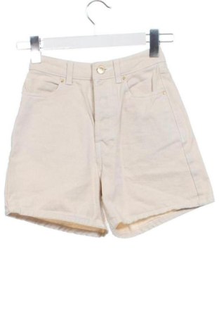 Дамски къс панталон Zara, Размер XXS, Цвят Екрю, Цена 14,00 €, #137606759