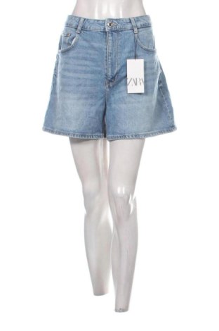 Дамски къс панталон Zara, Размер L, Цвят Син, Цена 21,86 €, #137643803