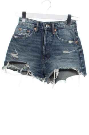 Γυναικείο κοντό παντελόνι Zara, Μέγεθος XS, Χρώμα Μπλέ, Τιμή 14,00 €, #137622220