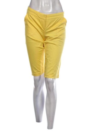Pantaloni scurți de femei ETIC, Mărime L, Culoare Galben, Preț 64,00 Lei, #137642211