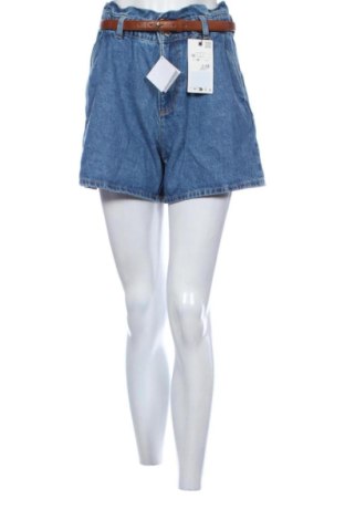 Damskie szorty Zara, Rozmiar M, Kolor Niebieski, Cena 116,99 zł, #136353149