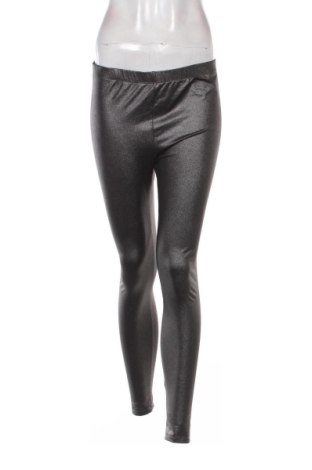 Damskie legginsy Amisu, Rozmiar L, Kolor Srebrzysty, Cena 25,40 zł, #137648917