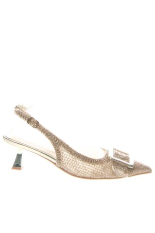 Încălțăminte de damă Ideal Shoes, Mărime 41, Culoare Auriu, Preț 225,71 Lei, #137608754