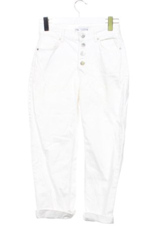 Дамски панталон Zara, Размер XS, Цвят Бял, Цена 15,00 €, #137589423