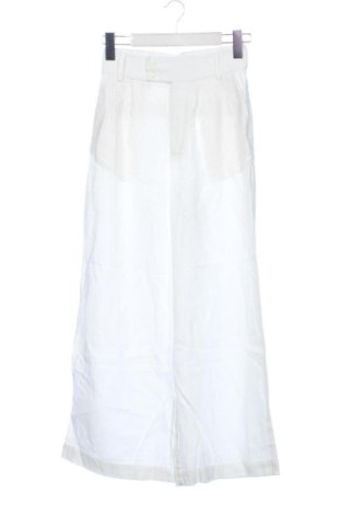 Дамски панталон Stradivarius, Размер XS, Цвят Бял, Цена 23,00 €, #137596306