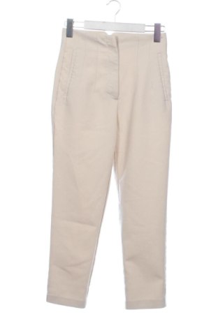 Pantaloni de femei Zara, Mărime XXS, Culoare Bej, Preț 73,49 Lei, #137597930
