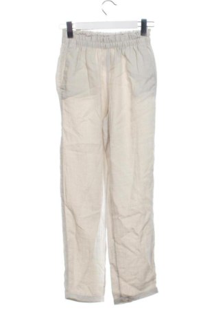 Damskie spodnie H&M, Rozmiar XS, Kolor ecru, Cena 55,04 zł, #137600995