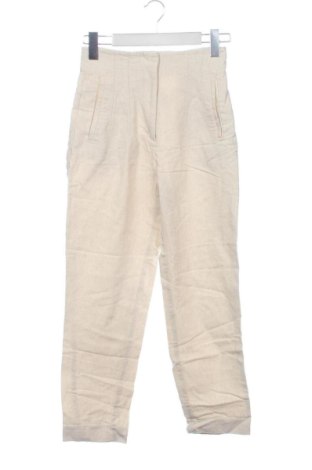 Damenhose Zara, Größe XXS, Farbe Ecru, Preis 16,00 €, #137619654